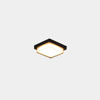 Contemporary Square Aluminum LED Flush Mount Ceiling Light for Outdoor Use