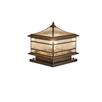 Premium European Brass and Glass Waterproof Square Pillar