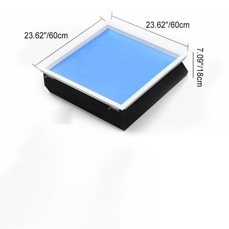 Blue Sky Metal LED Flush Mount Light