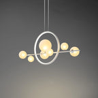 Contemporary Glass Bubble Chandelier - 7/10 Light Design