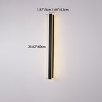 Premium Minimalist Rectangular LED Wall Sconce - Aluminum