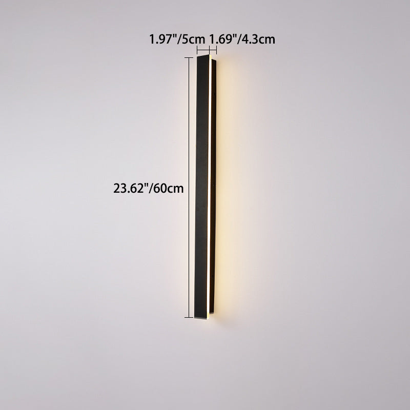 Premium Minimalist Rectangular LED Wall Sconce - Aluminum