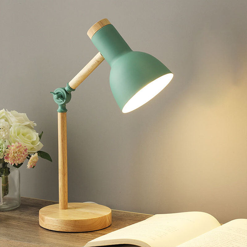 Nordic Iron Semi-Circular Table Lamp