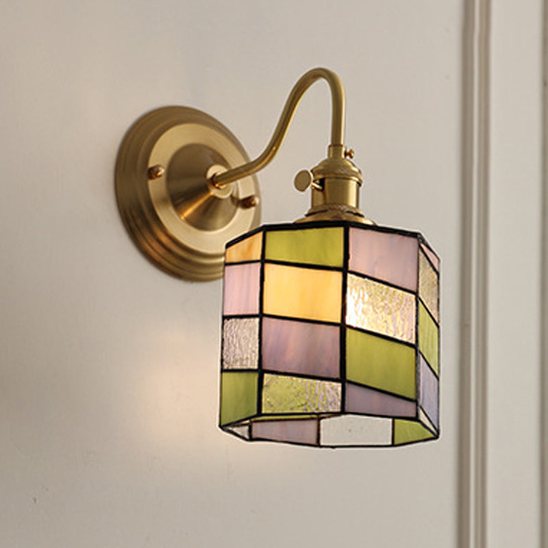 Tiffany Glass Wall Sconce