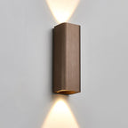 Brushed Aluminum Rectangular LED Sconce