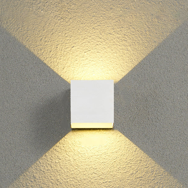 Premium Outdoor Waterproof LED Square Aluminum Wall Sconce