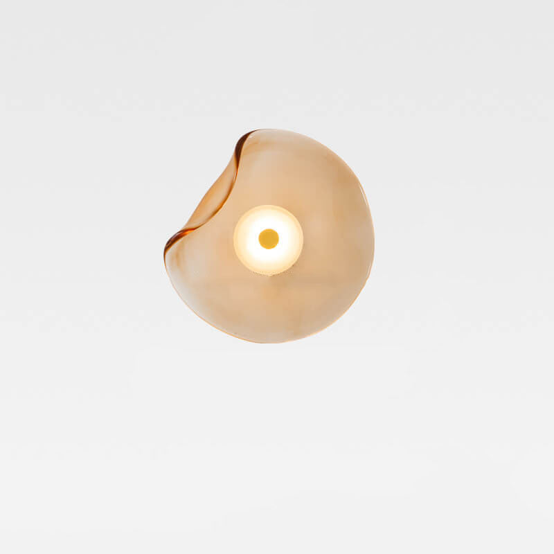 Round Glass LED Wall Sconce