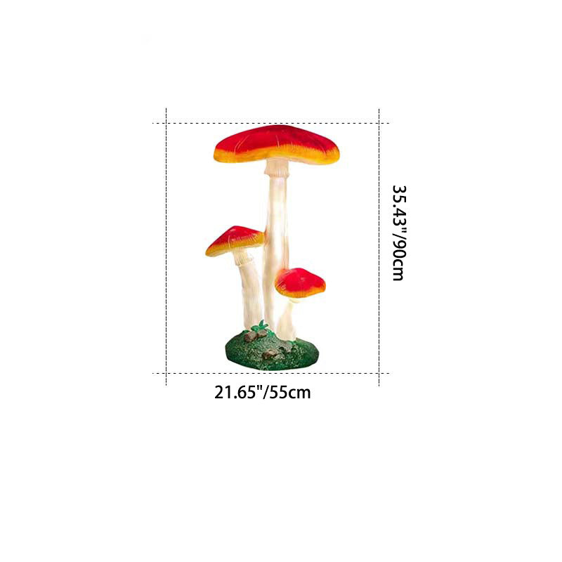 Premium Art Deco Solar LED Mushroom Outdoor Light