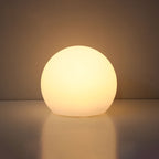 Premium Geometric Battery-Powered Night Light Table Lamp