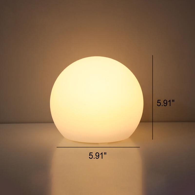 Premium Geometric Battery-Powered Night Light Table Lamp