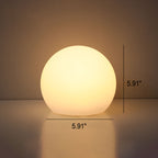 Premium Geometric Battery-Powered Night Light Table Lamp