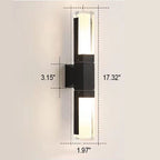 Modern Waterproof Rectangular LED Wall Sconce