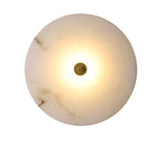 Luxury Round Marble and Iron LED Wall Sconce