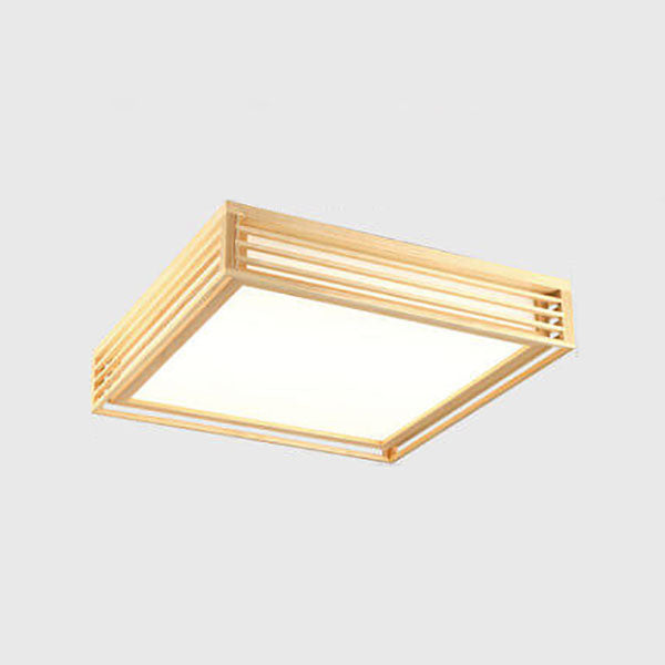 Wood Square LED Tatami Ceiling Light