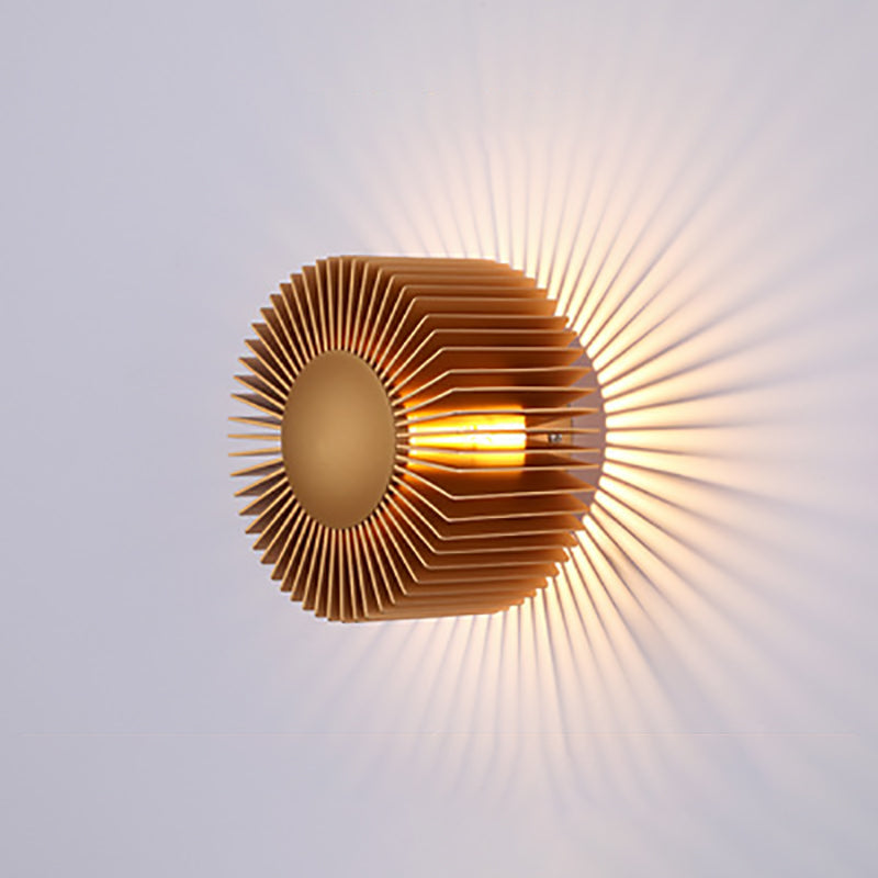 Minimalist Aluminum Round LED Wall Sconce
