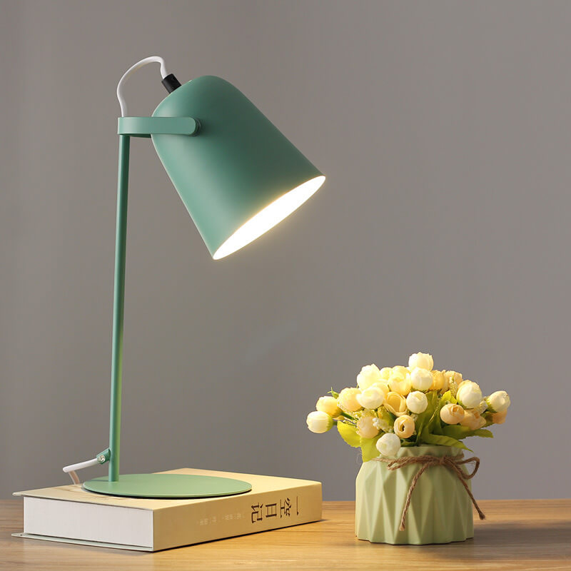 Nordic Macaron Color 1-Light Table Lamp - Creative Iron