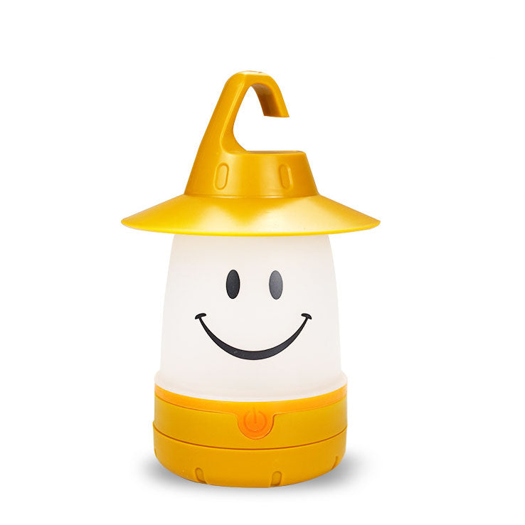 Premium LED Smiley Lantern for Outdoor Camping and Home Decor