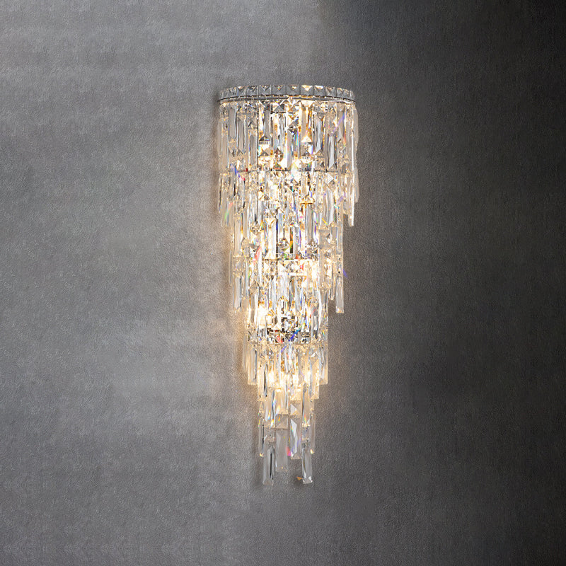 Crystal Tassel Wall Sconce