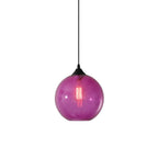 Premium Nordic Minimalist Round Glass Pendant Light - 1-Light