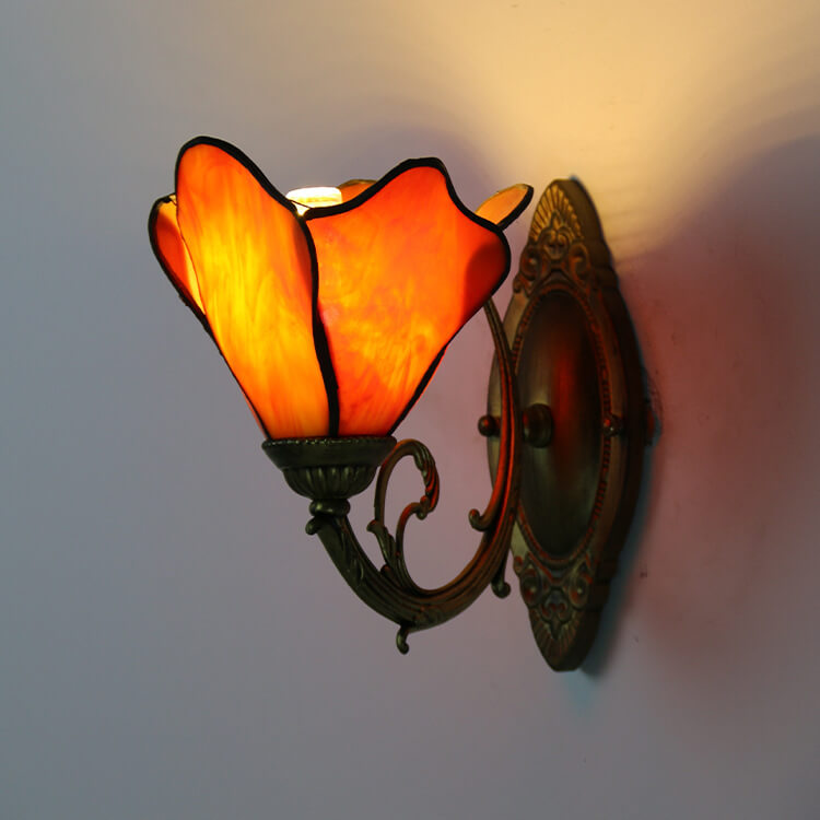 Tiffany Stained Glass Wall Sconce