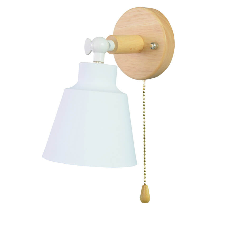 Nordic Rotatable Wood Wall Sconce