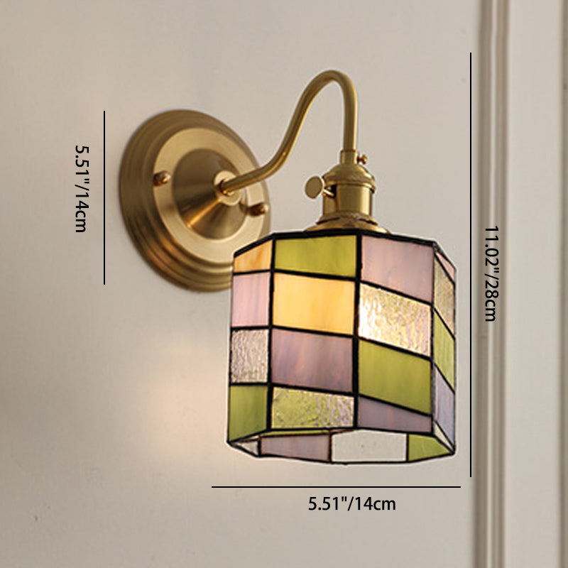 Tiffany Glass Wall Sconce