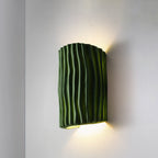 Nordic Striped Resin Wall Sconce