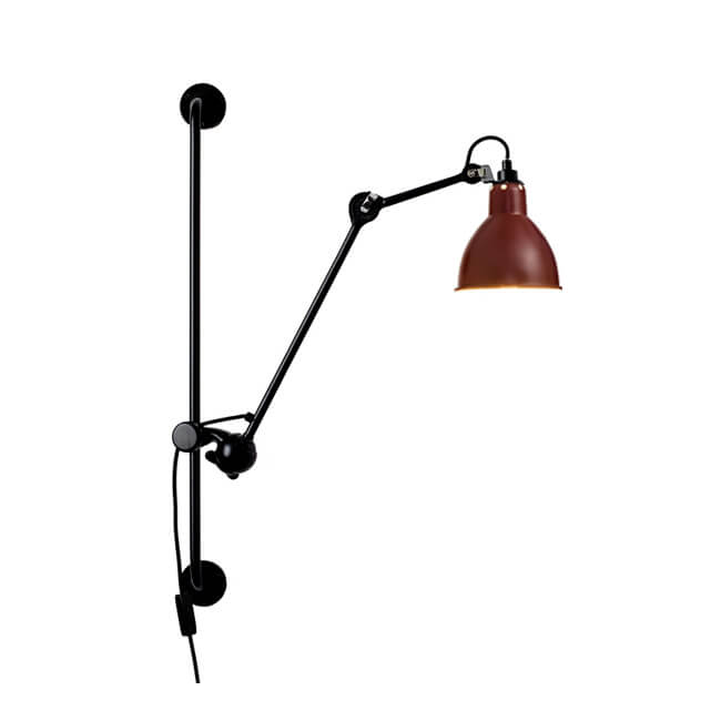 Industrial Iron Swing Arm Sconce