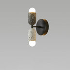 Wabi-Sabi Iron & Cement 2-Light Wall Sconce