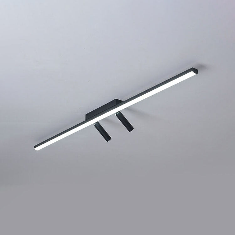 Nordic Minimalist LED Flush Mount Ceiling Light - Acrylic Long Strip Spotlight