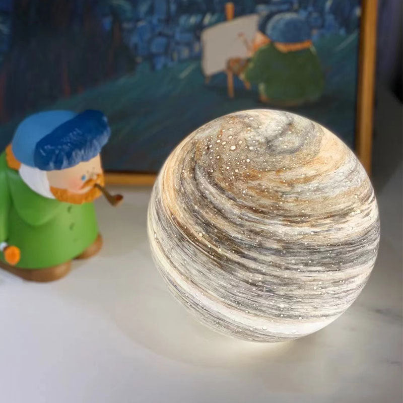 Premium Planet Orb LED Night Light Table Lamp