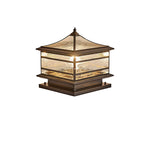 Premium European Brass and Glass Waterproof Square Pillar