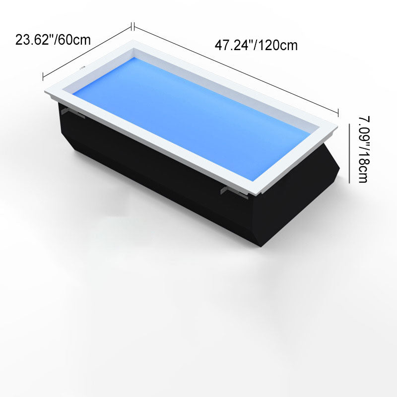 Blue Sky Metal LED Flush Mount Light