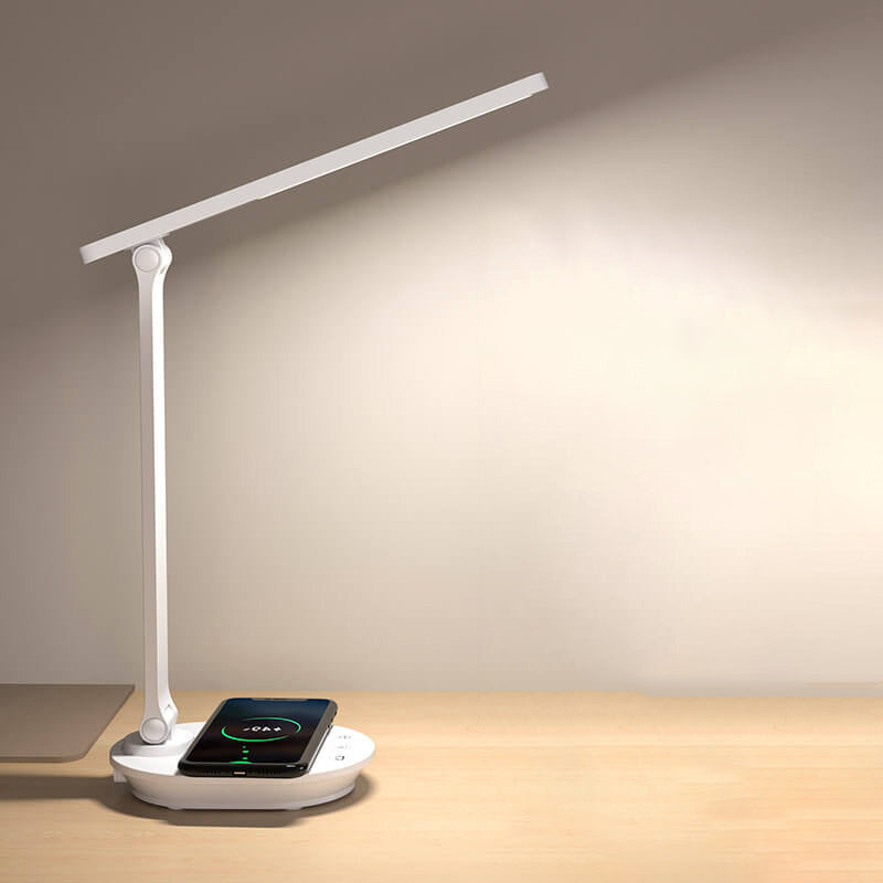 Premium Wireless Rechargeable LED Desk Lamp with Double Folding Design