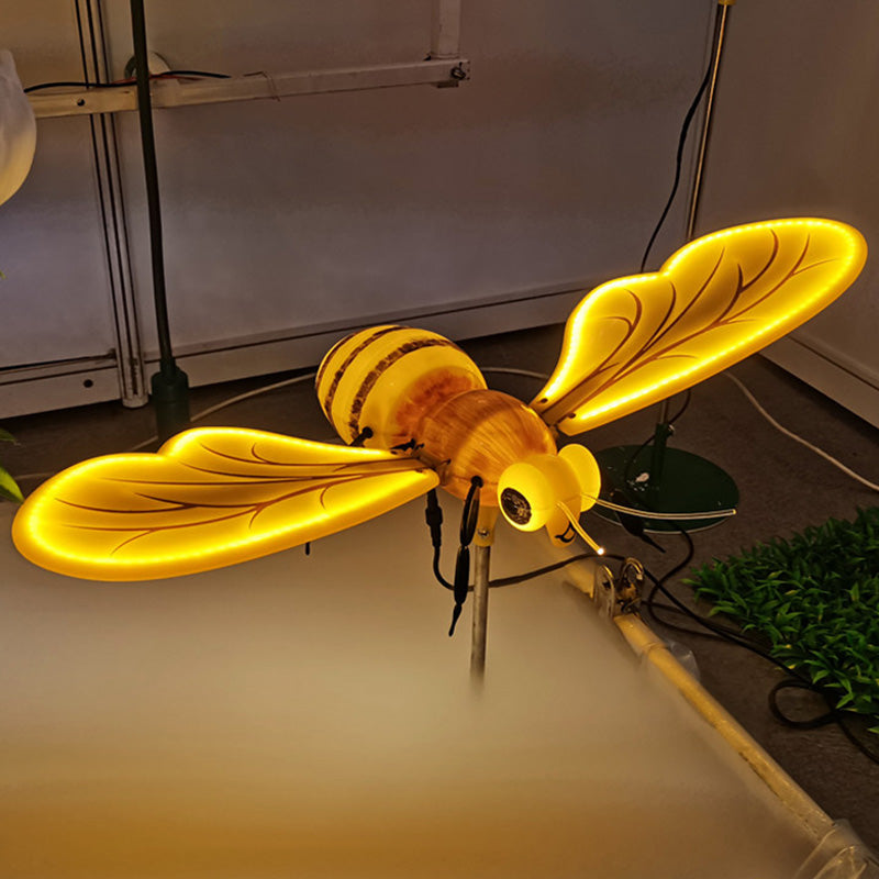 Premium Art Deco Waterproof LED Bee Landscape Light
