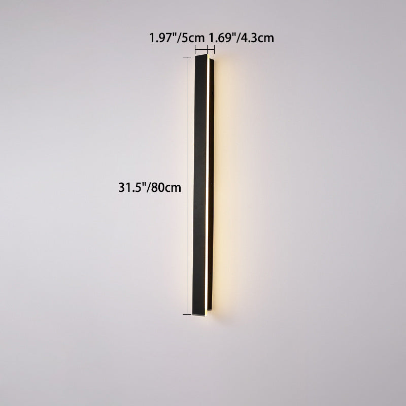Premium Minimalist Rectangular LED Wall Sconce - Aluminum