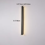 Premium Minimalist Rectangular LED Wall Sconce - Aluminum