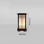 Premium Rectangular Parchment Wood Floor Lamp - 1-Light Design for Entertainment Spaces
