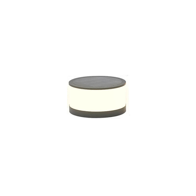 Premium Waterproof LED Solar Round Column Post Light