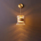 Japanese Walnut & Copper 1-Light Wall Sconce