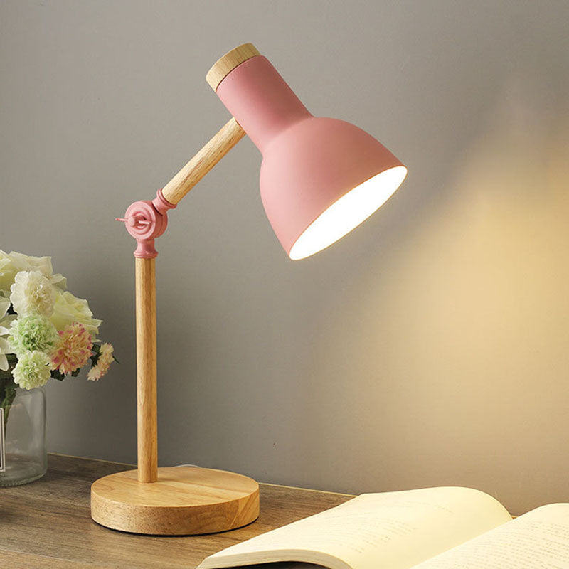 Nordic Iron Semi-Circular Table Lamp