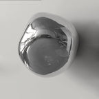 Minimalist Spherical Glass 1-Light Sconce