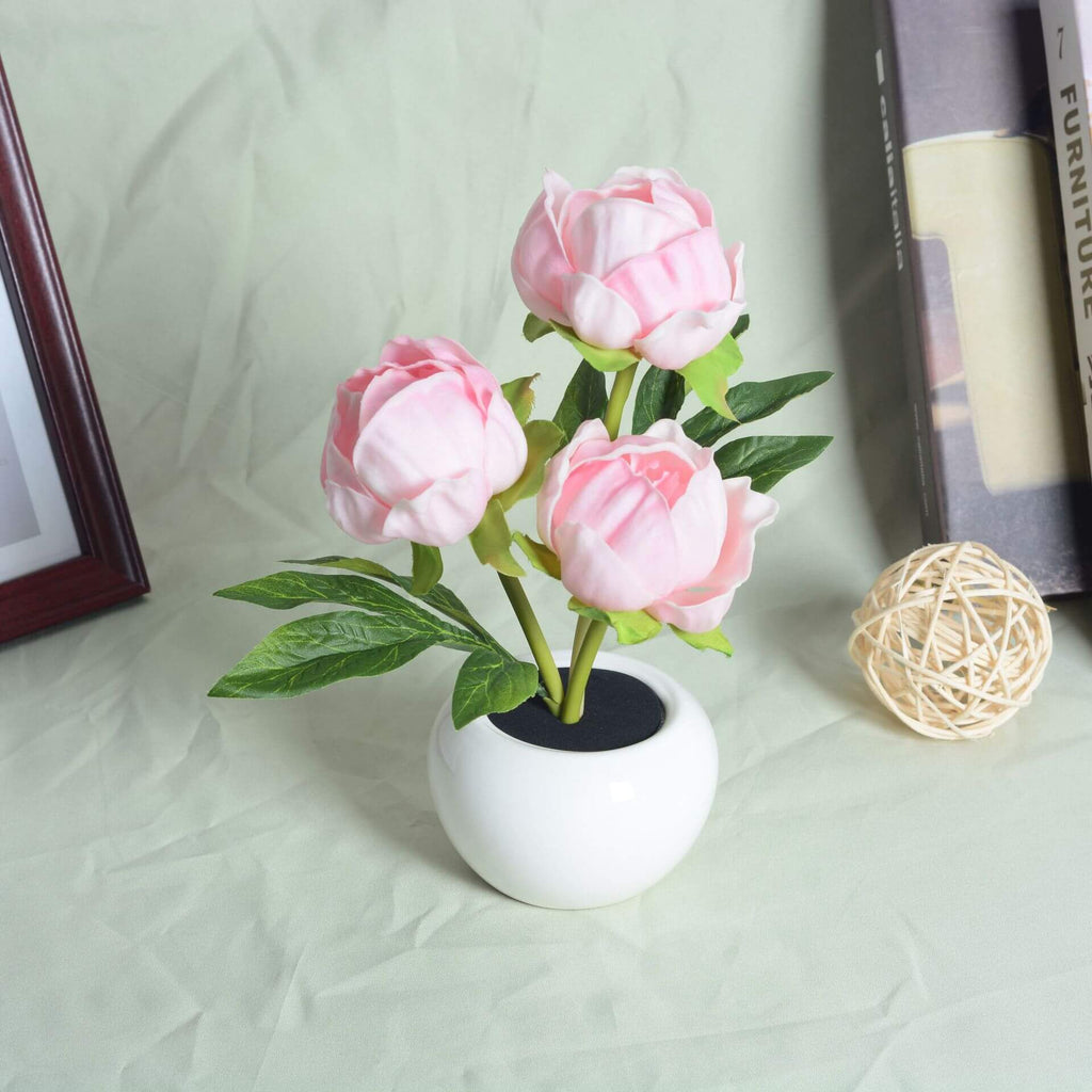 Premium LED Tulip Peony Night Light Table Lamp