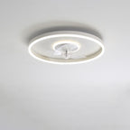 Minimalist Round Invisible LED Ceiling Fan Light