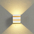 Premium Outdoor Waterproof LED Square Aluminum Wall Sconce