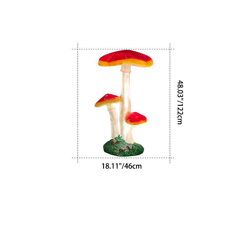 Premium Art Deco Solar LED Mushroom Outdoor Light