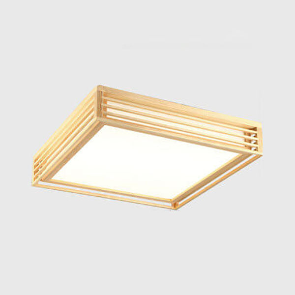 Wood Square LED Tatami Ceiling Light