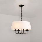 Classic European 4-Light Iron Pendant Lamp