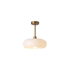 Modern Retro Round Glass Pendant Light