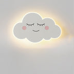 Smiley Cloud LED Kids Wall Sconce